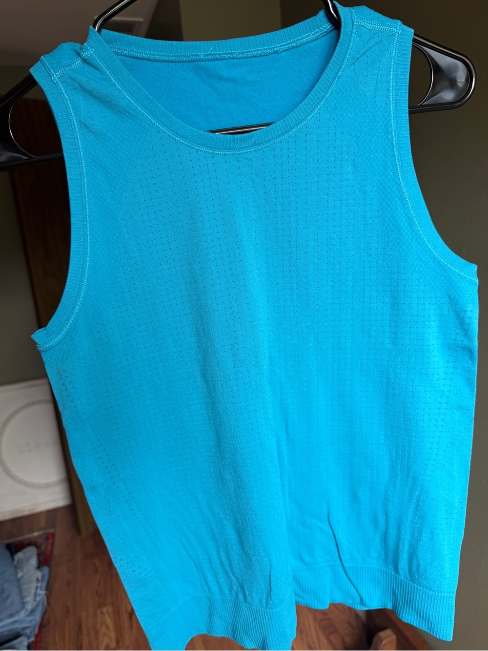 Athleta Seamless Tank Top - Turquoise
